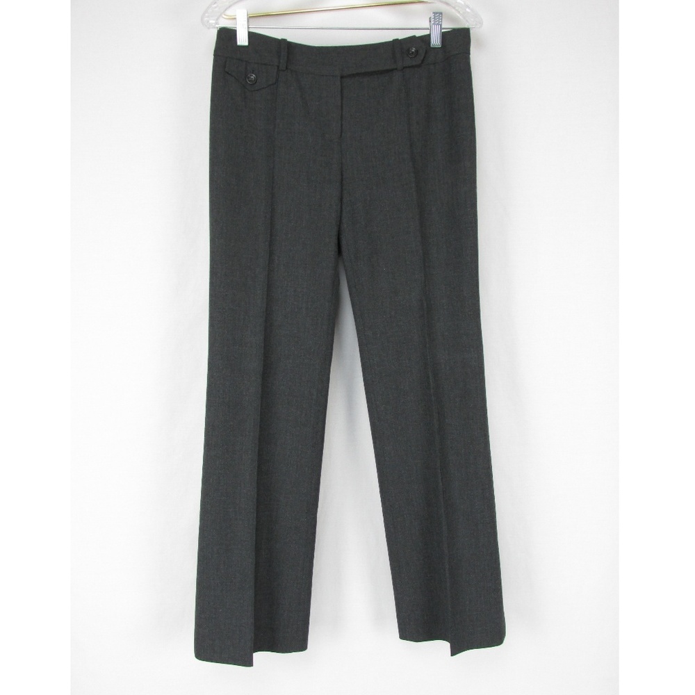 Ann Taylor Petites Womens Gray Dress Pants Size 4P